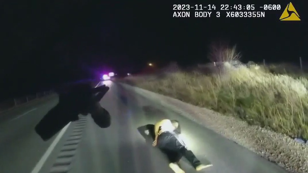 Multi-county police chase footage